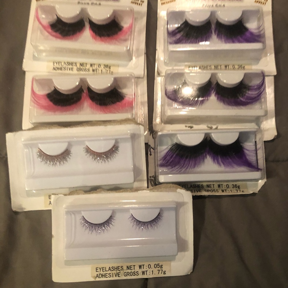 Brand new 6 pairs  on false eyelashes